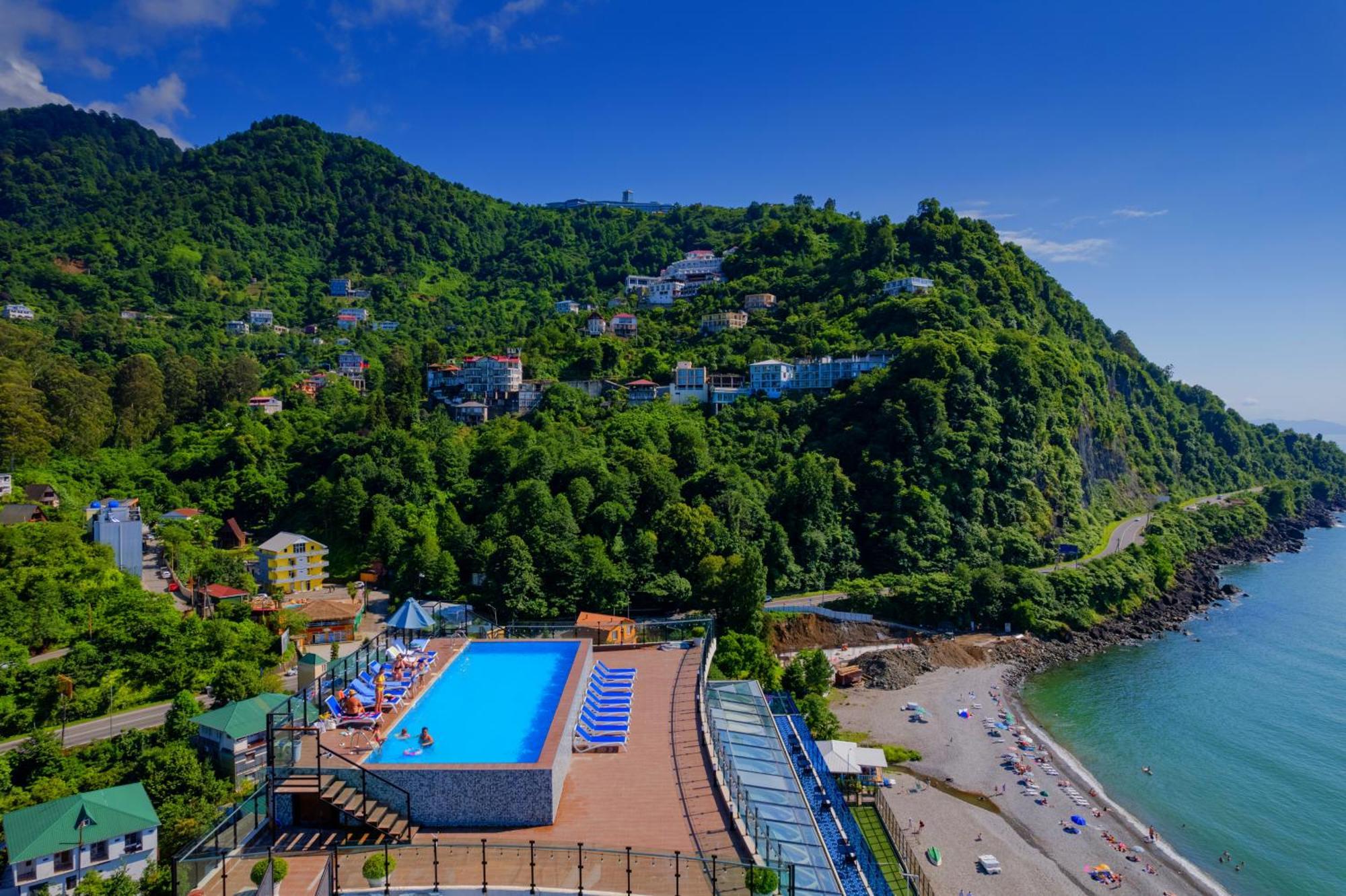 Kvariati Panorama Apartment Bagian luar foto