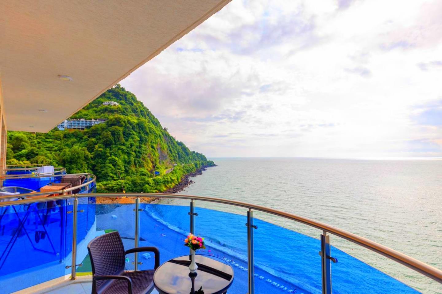 Kvariati Panorama Apartment Bagian luar foto
