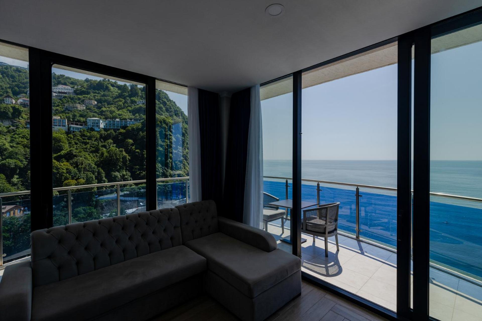 Kvariati Panorama Apartment Bagian luar foto
