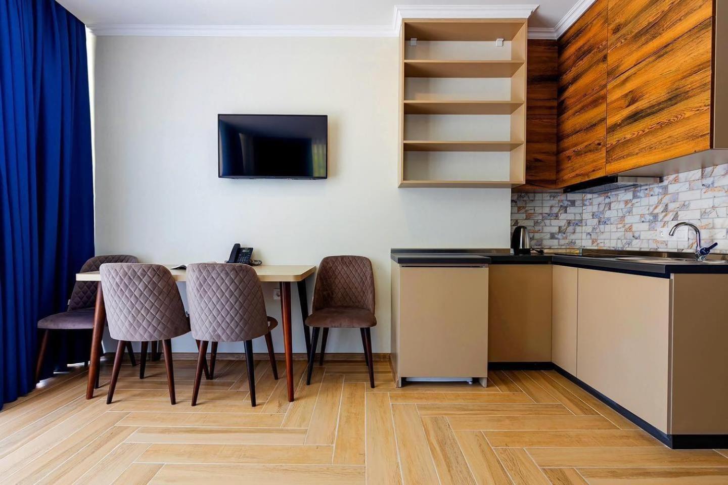 Kvariati Panorama Apartment Bagian luar foto